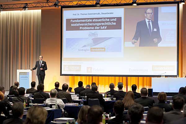 vortrag_dommermuth Prof. Dr. Thomas Dommermuth auf der Handelsblatt bAV-Tagung